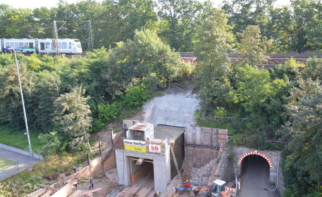 beck-bau Tiefbau Eisenbahntunnel Obervellmar