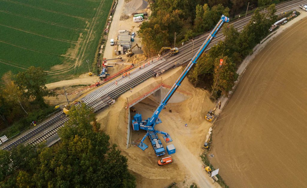 beck-bau Artlkofen Eisenbahnbrücke Betonbau DB AG