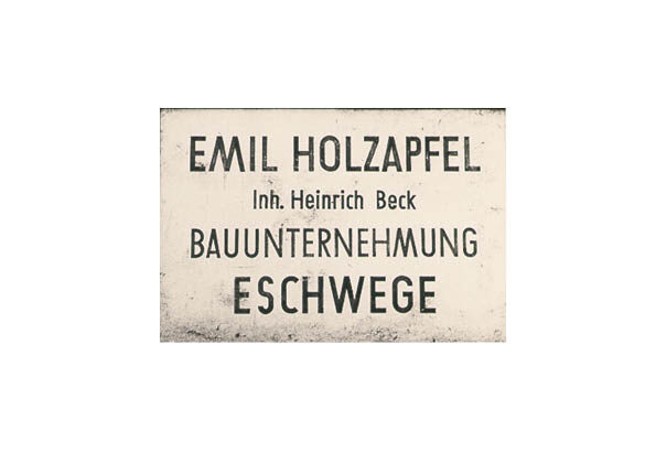 Emil Holzapfel beck-bau Eschwege
