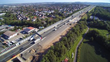 Baustelle A7 Firma beck-bau GmbH