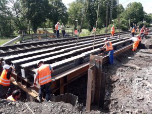 Eisenbahnüberführung Friedelhausen - Firma beck bau