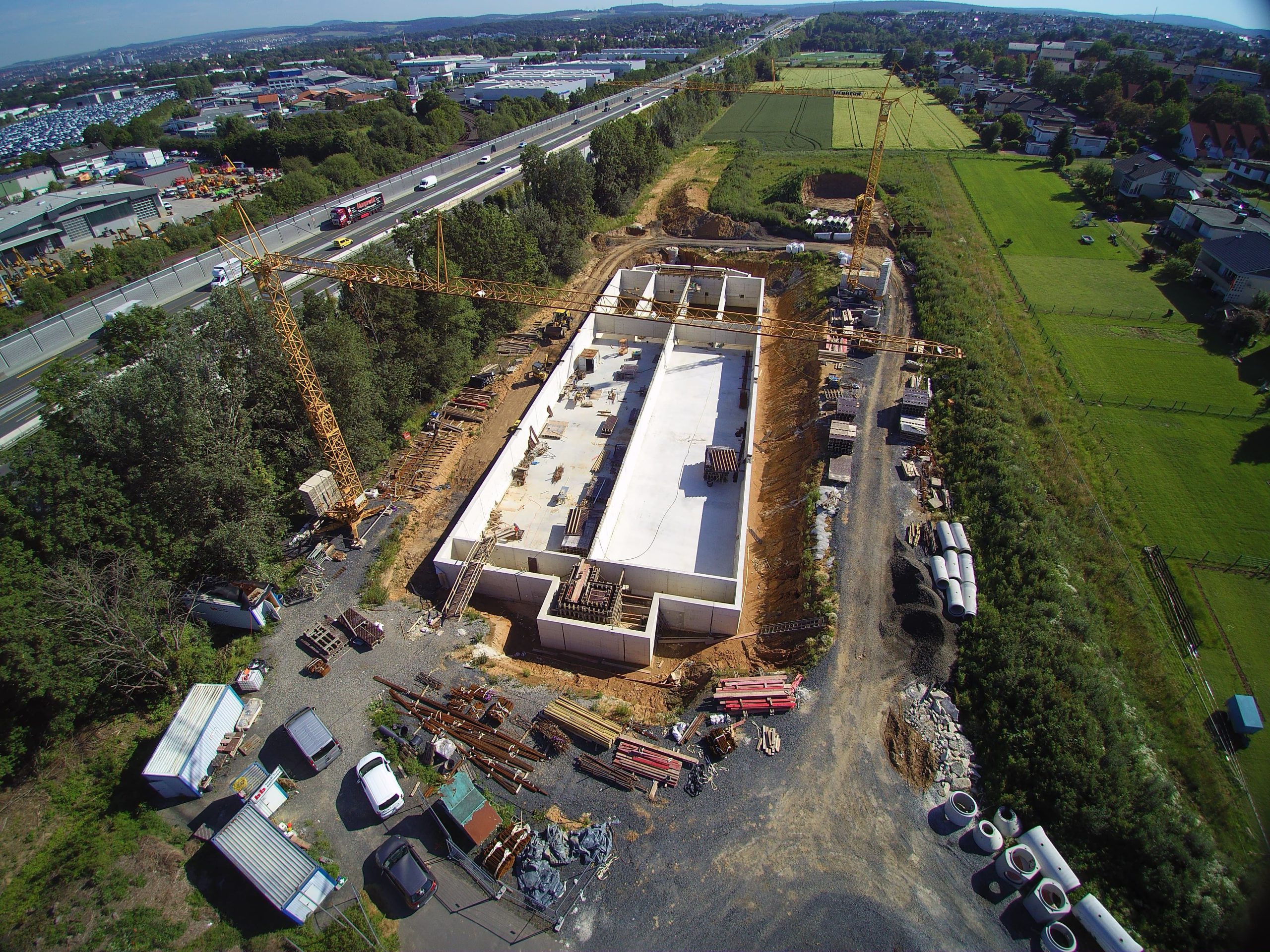 Unsere Referenzen-Seite: Bauprojekt RRB Kassel A7