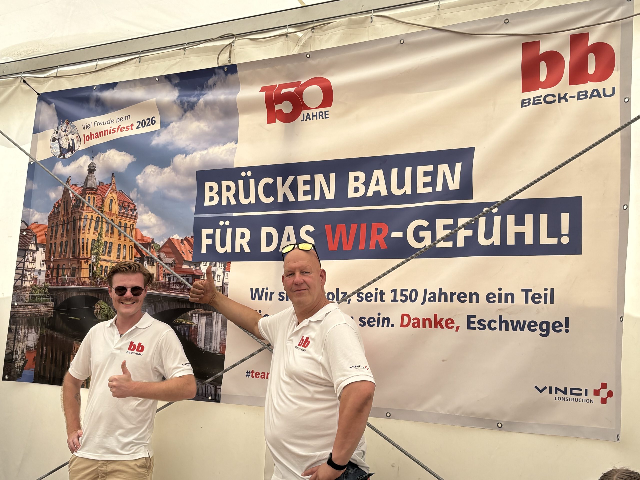 Johannisfest 2026: beck-bau zeigte Präsenz in der Region